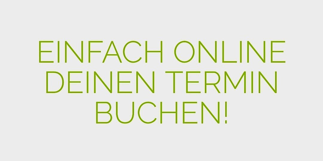 online buchen Termin Button - Einfach Online Deinen Termin buchen